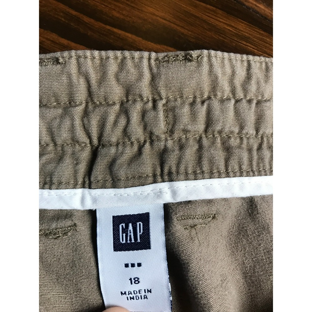 Gap Pants, Women's Size 18 Tan, Cropped, Straight Leg - Picture 6 of 8